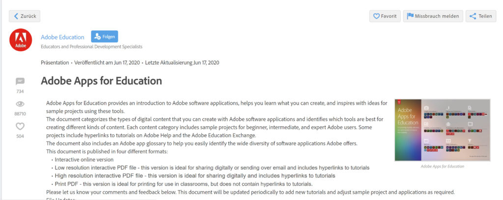 Adobe Apps for Education